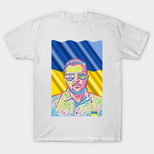 Volodymyr Zelensky - in color sketch T-Shirt